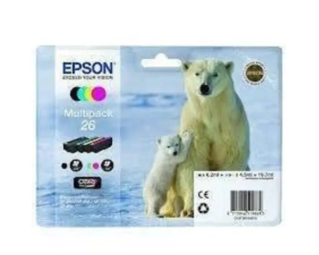 Epson Multipack 4-colours 26 Claria Premium Ink CMYK 1x6,2ml + 3x4,5ml