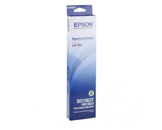 Epson S015637 SIDM Black Ribbon Cartridge