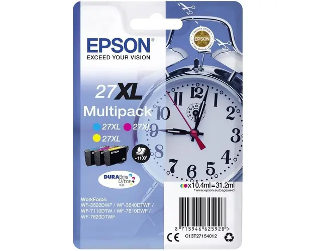 Cartus Epson T27 XL, set Cyan, Yellow, Magenta
