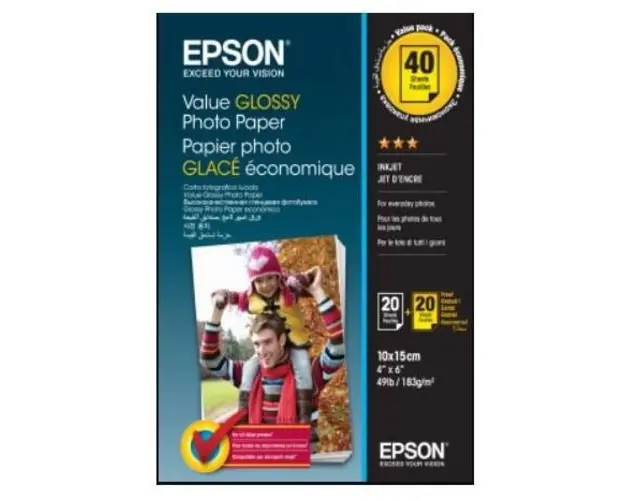 Epson Value Glossy Photo Paper 10x15cm