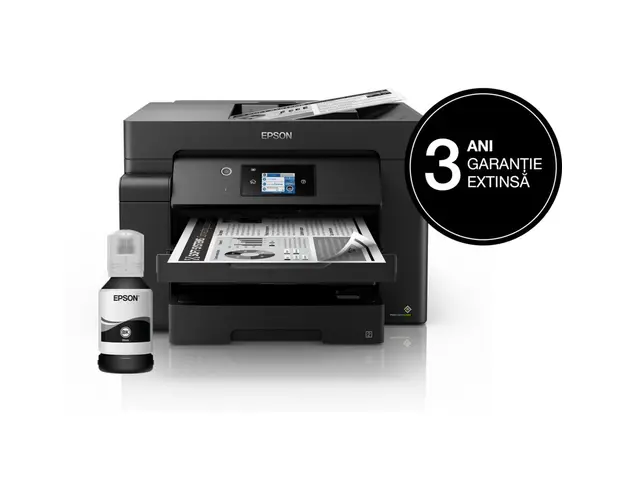 Multifunctional Epson EcoTank M15140, inkjet, monocrom, format A3+, duplex, DADF, wireless
