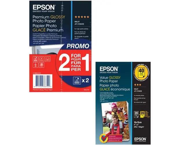 Set hartie foto Epson S400044+S042167