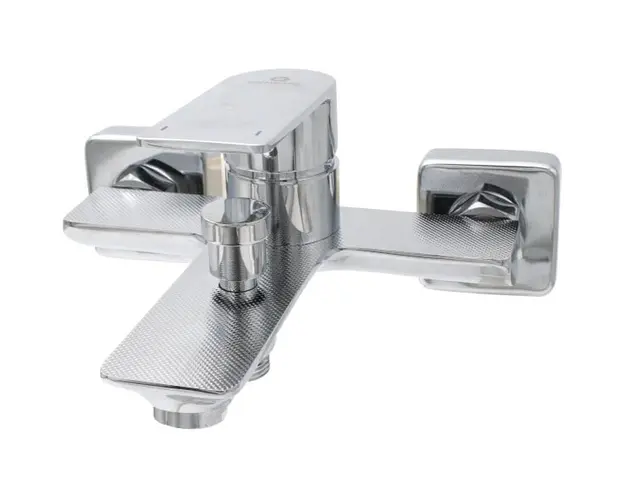 Baterie cada/dus Ermetiq Stylish ER-DG101, cu furtun, para si suport, cartus ceramic, Crom