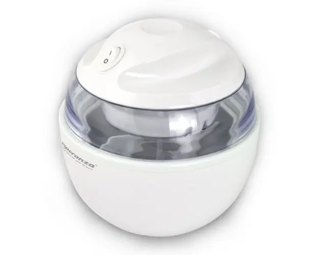 Aparat de inghetata EKI001, 7W, 0.6 L, Alb