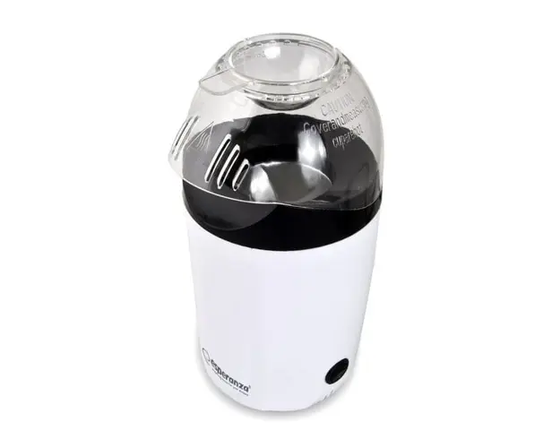 Aparat preparare popcorn, Esperanza, 1200 W, 0.27 l, Alb/Negru