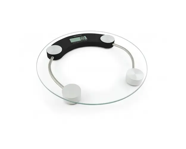 Cantar baie de mare precizie, 180 kg, platforma din sticla securizata de 6mm rezistenta la socuri, afisaj electronic design ergonomic
