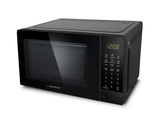 Cuptor cu microunde EKO009, 1100W, Display Tactil, 20 L Negru