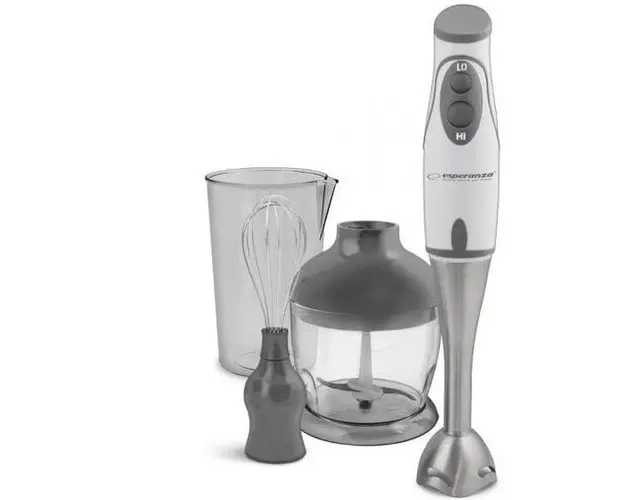 Mixer vertical EKM003E, 450W, 2 trepte viteza, Alb/Gri