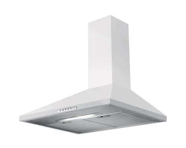 Hota decorativa Faber VALUE PB W A90, Putere de absorbtie 430 mc/h, 1 motor, Iluminare LED, 90 cm, Alb
