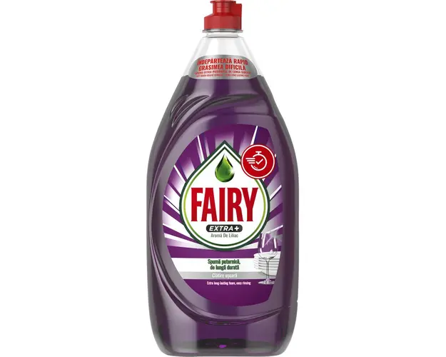 Detergent de vase Fairy Extra+ Liliac, 1.35 L