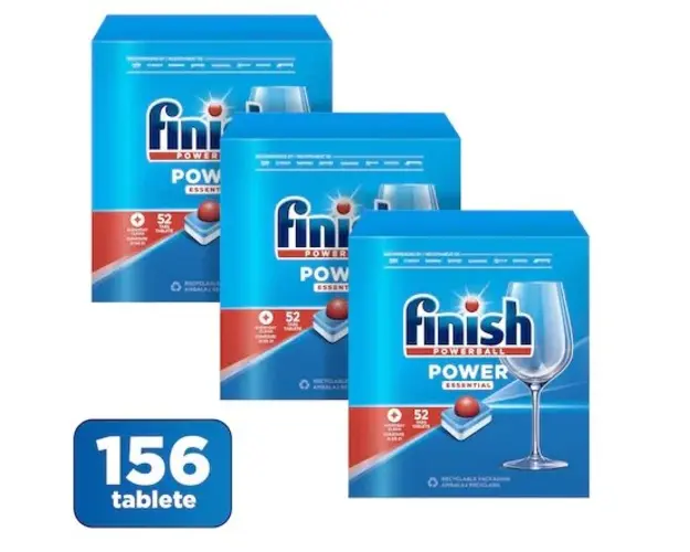 Pachet promo Detergent capsule pentru masina de spalat vase Power Essential, 3x52 buc, 156 spalari