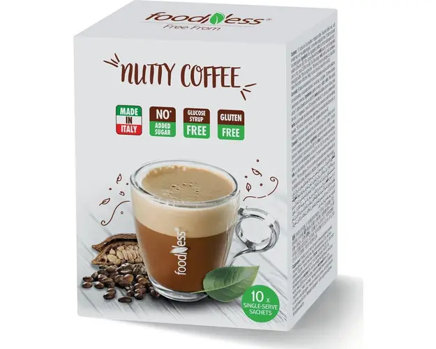 Mix solubil Foodness cu aroma de cafea, 10 plicuri x 20g, 200g