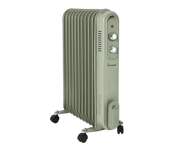 Calorifer electric cu ulei Fram FOH-YR11GR, 11 elementi, 2500 W, 3 setari de temperatura, Termostat ajustabil, Protectie supraincalzire, Verde