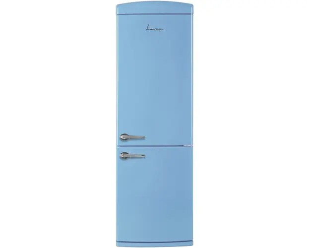 Combina frigorifica Fram FC-VRR341BLE++, 340 l, Less Frost, Clasa E, Iluminare LED, Control mecanic, H 186 cm, Albastru