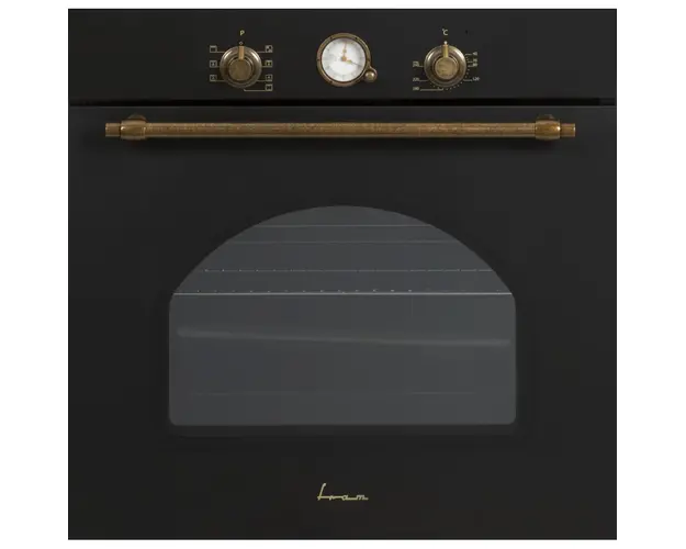 Cuptor electric incorporabil Fram FBO-S607GCAR-RBK, 60l, Grill, 7 functii, ventilatie, negru