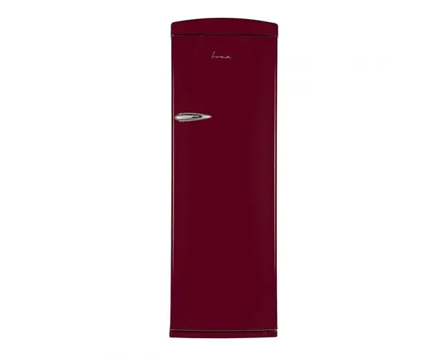 Frigider cu o usa Fram FSD-VRR315BDF+, 315l, Clasa F, Ventilator, Lumina LED, H 176.9 cm, Visiniu
