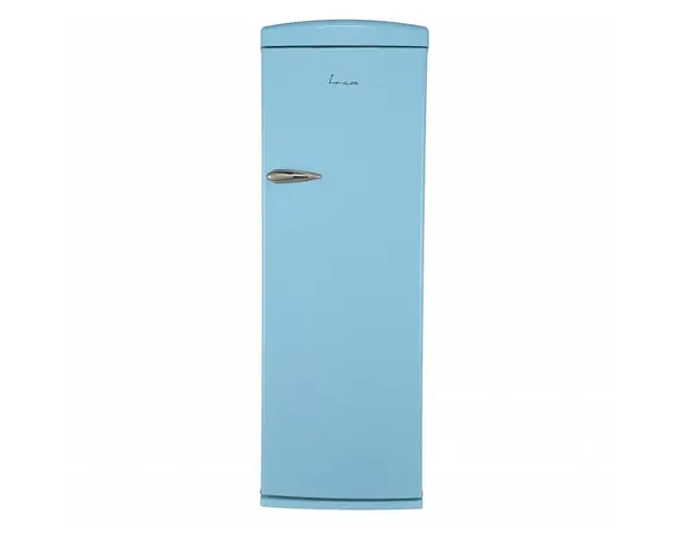 Frigider cu o usa Fram FSD-VRR315BLF+, 315l, Clasa F, Ventilator, Lumina LED, H 176.9 cm, Albastru