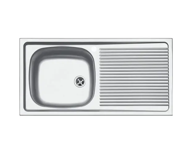 Chiuveta Franke ESN 611-86, picurator dreapta, 860x435mm, inox lucios