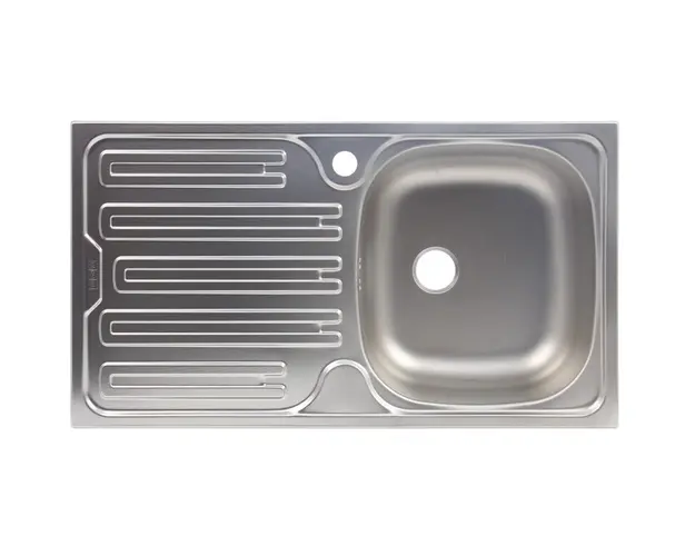 Chiuveta Inox CIL 611 ST Dekor, 780x435mm, Cuva dreapta