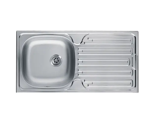 Chiuveta Inox CIN 611 DR, Inox, 780x435mm, Cuva Stanga