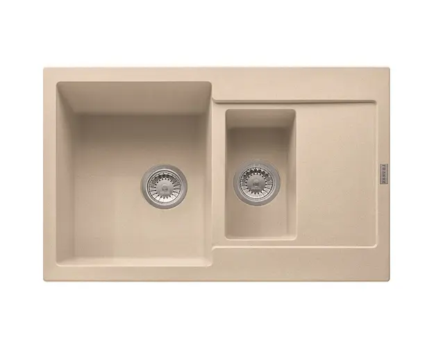 Chiuveta fragranite MRG 651, 780x500mm, reversibila, avena