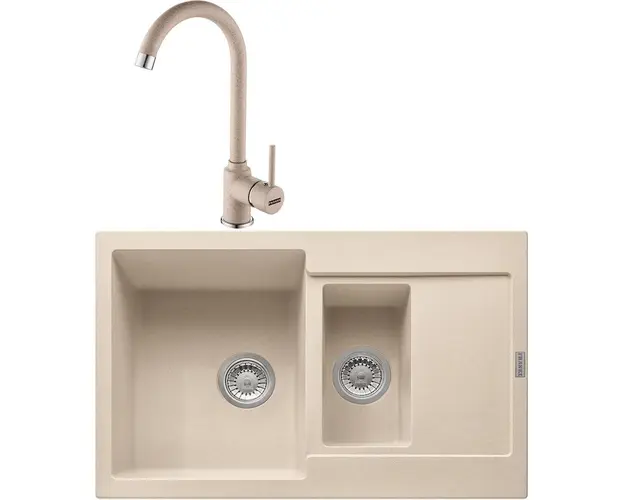 Pachet chiuveta bucatarie fragranite Franke MRG 651-78 + Baterie Pola 1.0, cartus ceramic, Avena