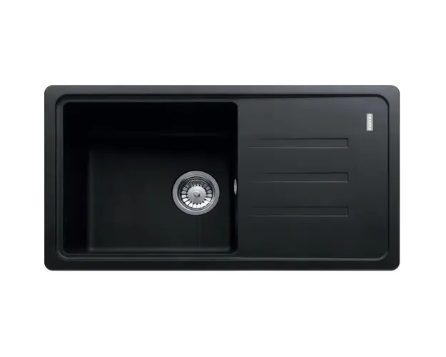 Pachet chiuveta bucatarie Franke BSG 611-78 S, 780x435mm + Baterie Novara Plus, Negru
