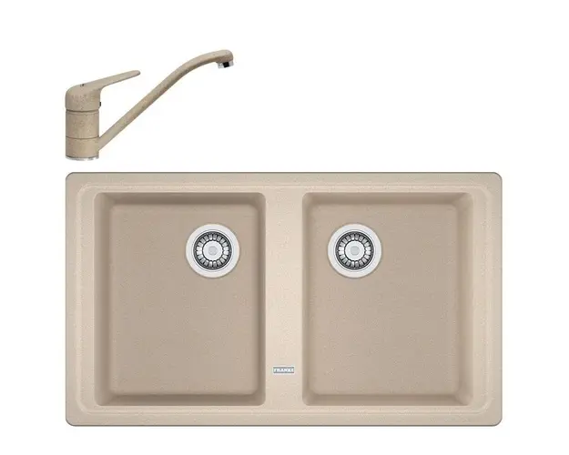 Pachet Franke Chiuveta BFG 620 + Baterie Novara Plus avena, 114.0491.659