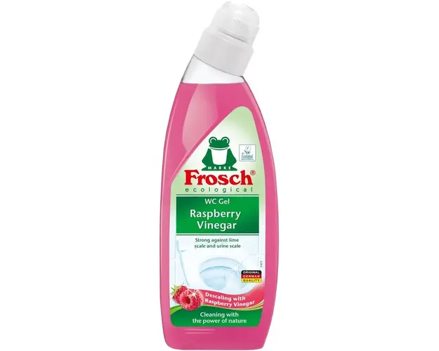Detergent ecologic de toaleta, anticalcar, otet zmeura, Frosch, 750 ml