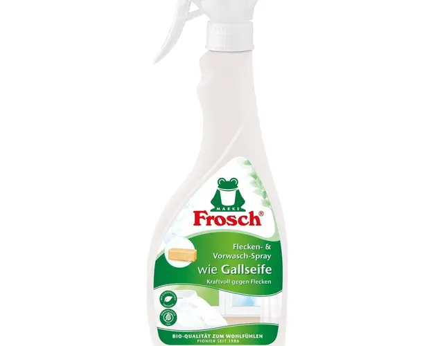 Spray pentru indepartarea petelor Frosch, haine albe si colorate, 500 ml