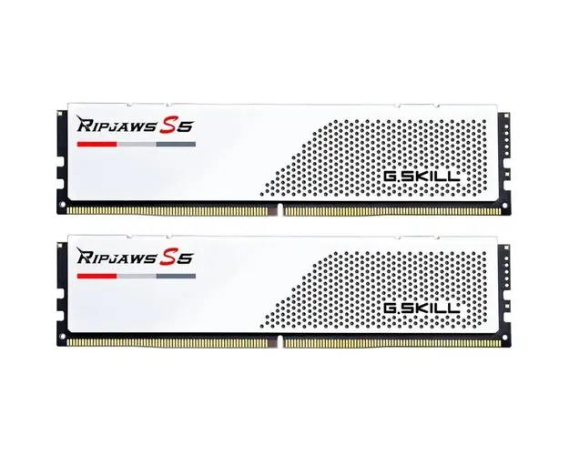 Memorie G.Skill Ripjaws S5 White 32GB DDR5 5600MHz CL40 Dual Channel Kit
