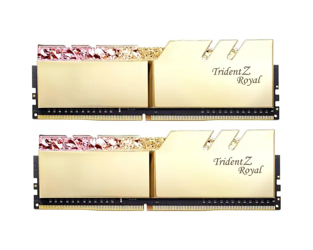 Memorie Trident Z Royal RGB Gold 16GB DDR4 3600MHz CL18 Dual Channel Kit