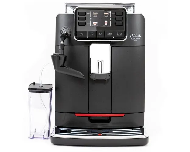 Espressor automat Gaggia Cadorna Milk, 1900W, 15 bar, 10 bauturi, carafa lapte, Negru