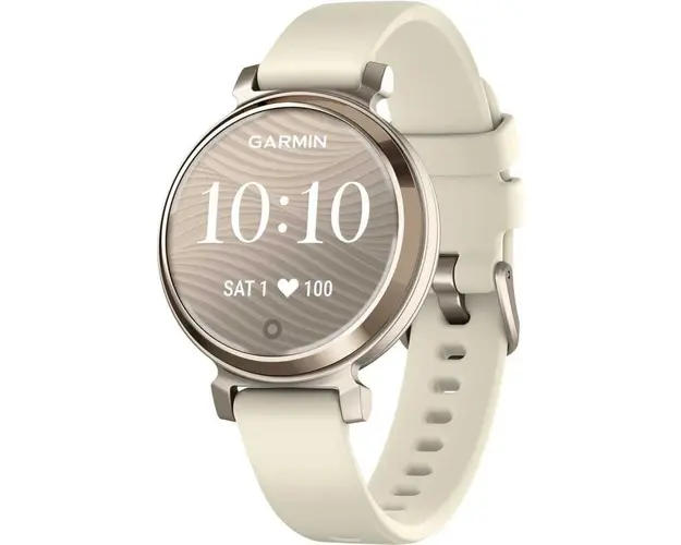 Smartwatch Garmin Lily 2, 35mm, curea silicon, Cream Gold/Coconut