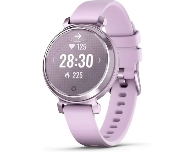 Smartwatch Garmin Lily 2, 35mm, curea silicon, Lilac