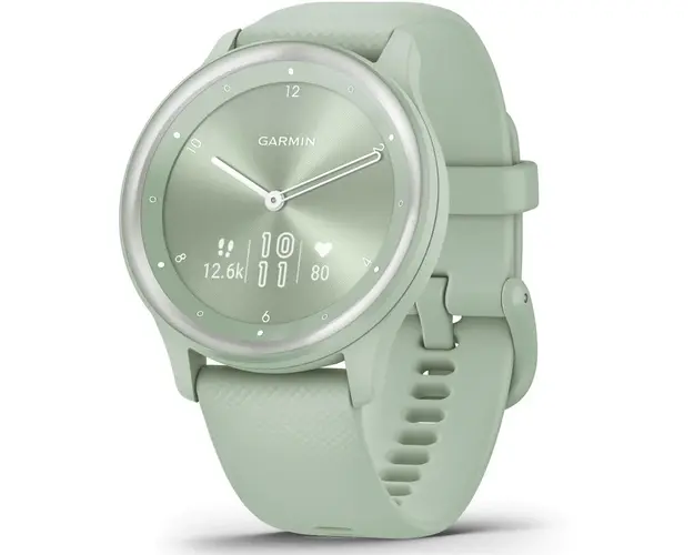 Ceas Smartwatch Garmin vívomove Sport, Cool Mint