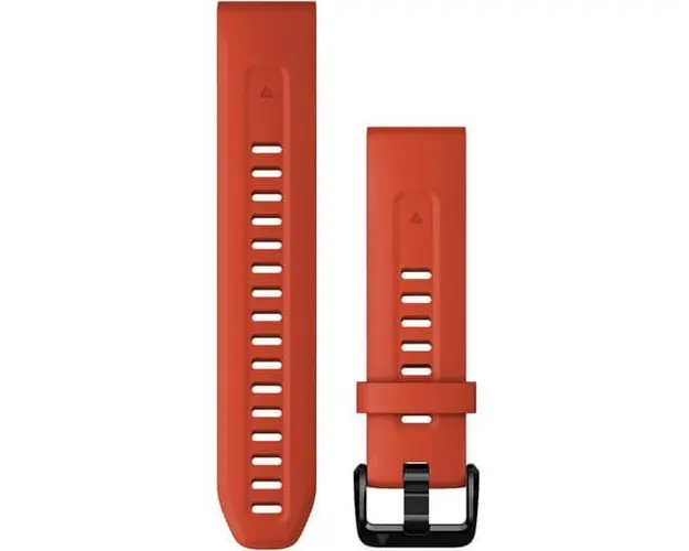 Curea Smartwatch Garmin, QuickFit®, 20 mm, silicon, Flame red
