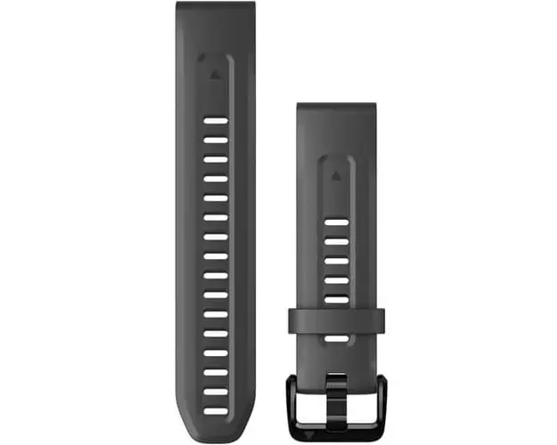 Curea Smartwatch Garmin, QuickFit®, 20 mm, silicon, Graphite