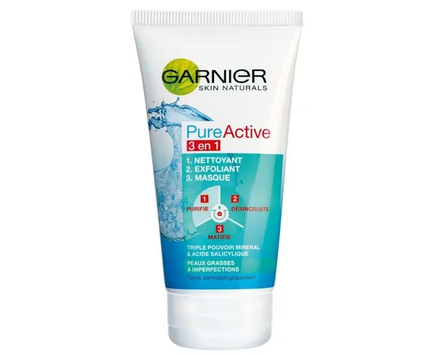 Gel de curatare Garnier Pure Active 3in1, 150 ml