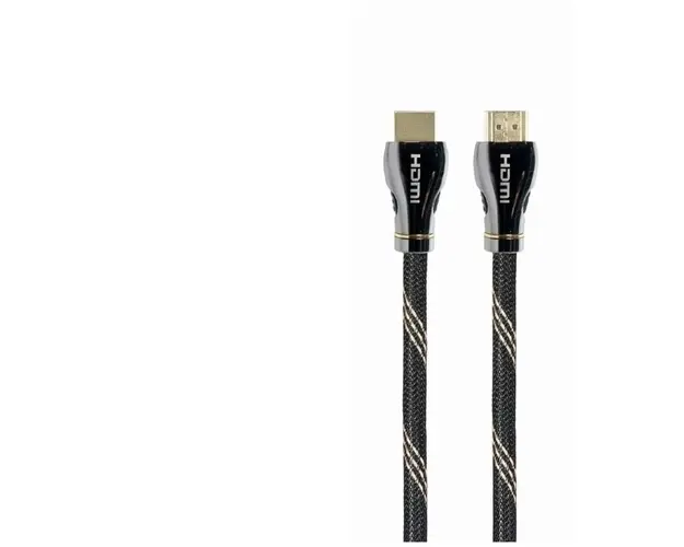 Cablu video Gembird CCBP-HDMI8K-3M, 3m, HDMI 2.1, conectori auriti, rezolutie maxima 8K (7680 x 4320) la 60 Hz, Negru