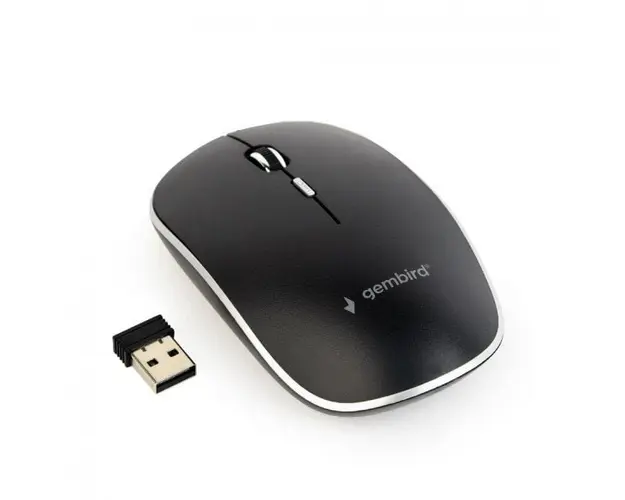 GEMBIRD Silent wireless optical mouse black