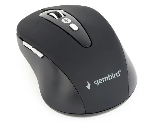 Mouse wireless Gembird, bluetooth, 1600 dpi, Negru, MUSWB-6B-01