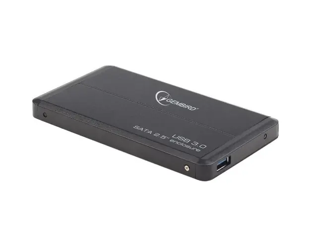 Rack extern pt HDD/SSD, 2.5 inch, S-ATA, interfata PC USB 3.0, aluminiu, negru
