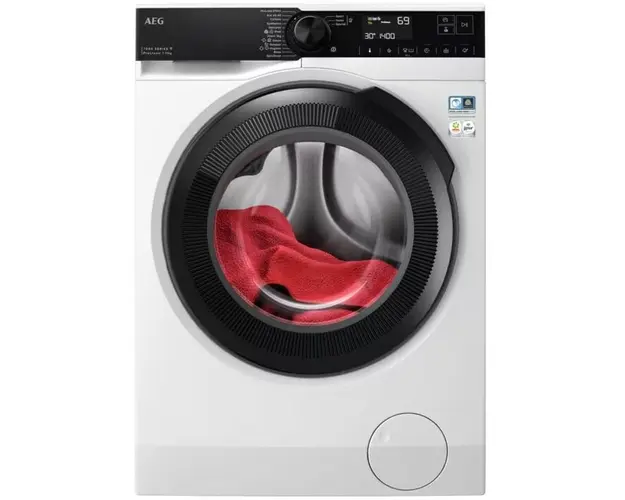 Masina de spalat rufe AEG LFR73044BC, 11 kg, 1400 RPM, Clasa A, WiFi, Motor Inverter, Tehnologie ProSense+ProSteam, EasyIron, Rapid 20 min, AquaControl, Alb