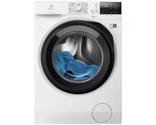 Masina de spalat rufe cu uscator Electrolux Ecoline EW7W2612E, 10 kg spalare, 6 kg uscare, 1400 RPM, Clase A, Motor Inverter, SteamCare+Sensicare, TimeManager, Alb