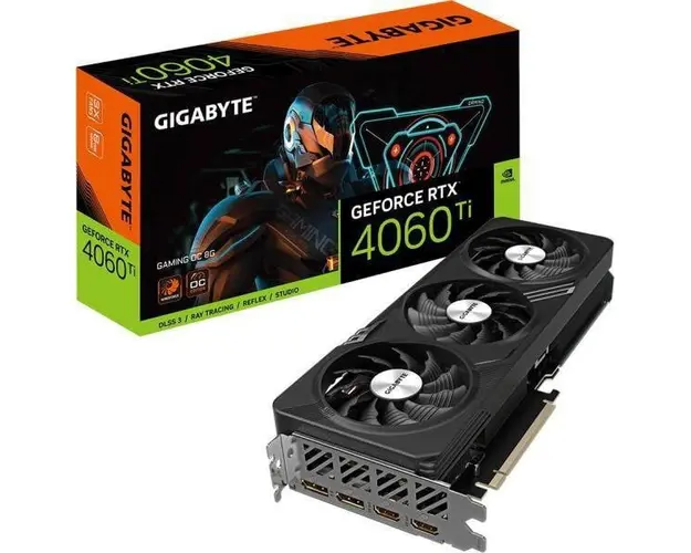 Placa video GIGABYTE GeForce RTX 4060 Ti GAMING OC 8GB GDDR6 128-bit DLSS 3.0