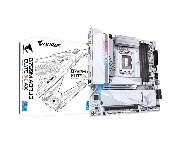 Placa de baza Gigabyte B760M AORUS ELITE X AX LGA1700