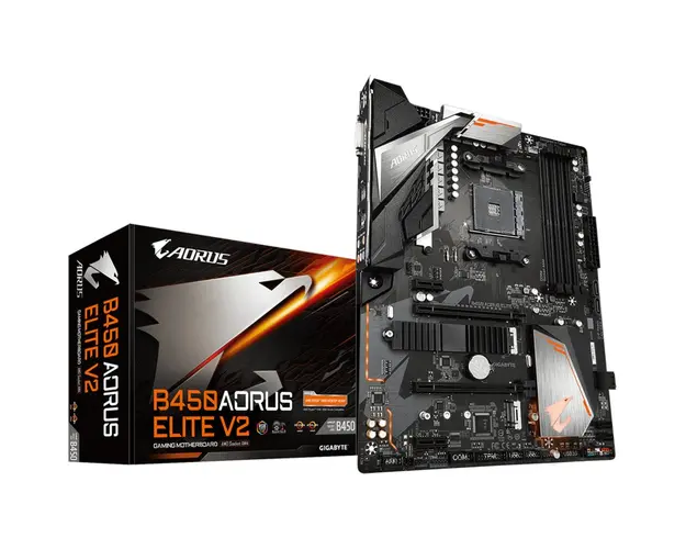 Placa de baza Gigabyte B450 AORUS ELITE V2, Socket AM4