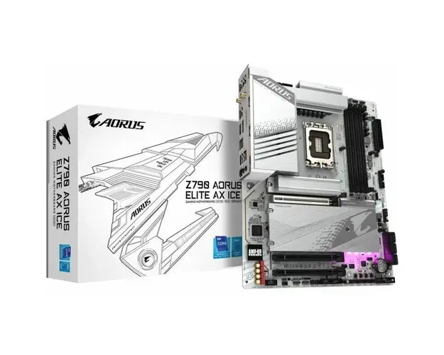 Placa de baza Z790 AORUS ELITE AX ICE