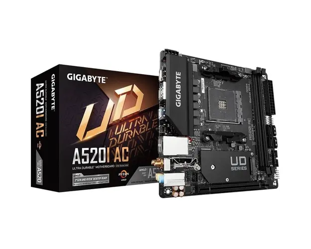 Placa de baza Gigabyte A520I AC, Socket AM4